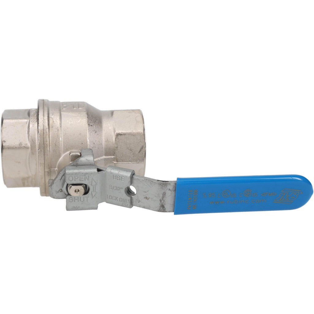 VALUE COLLECTION Value Collection S95H45N Ball Valve 1-1/2 Inch Full Port Brass