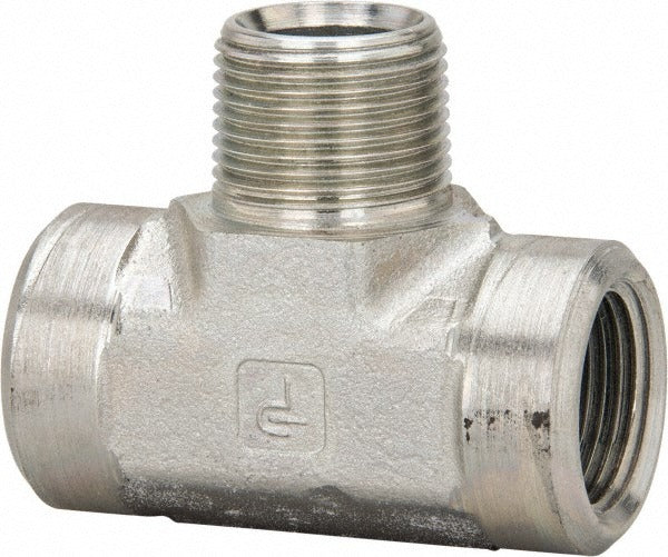 PARKER Parker 3/4 Mms-s Male Branch Tee 3/4 in Mnptf Fnptf 3000 Psi