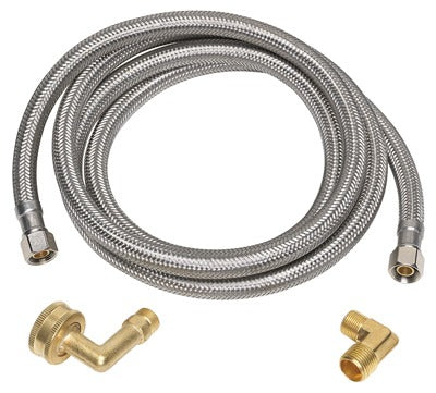 HOMEWERKS WORLDWIDE Homewerks 7223-72-38-6E Dishwasher Supply Line 3/8in X 72in