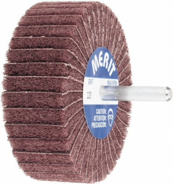 MERIT Merit Abrasives 08834138118 Mounted Flap Wheel 120 Grit