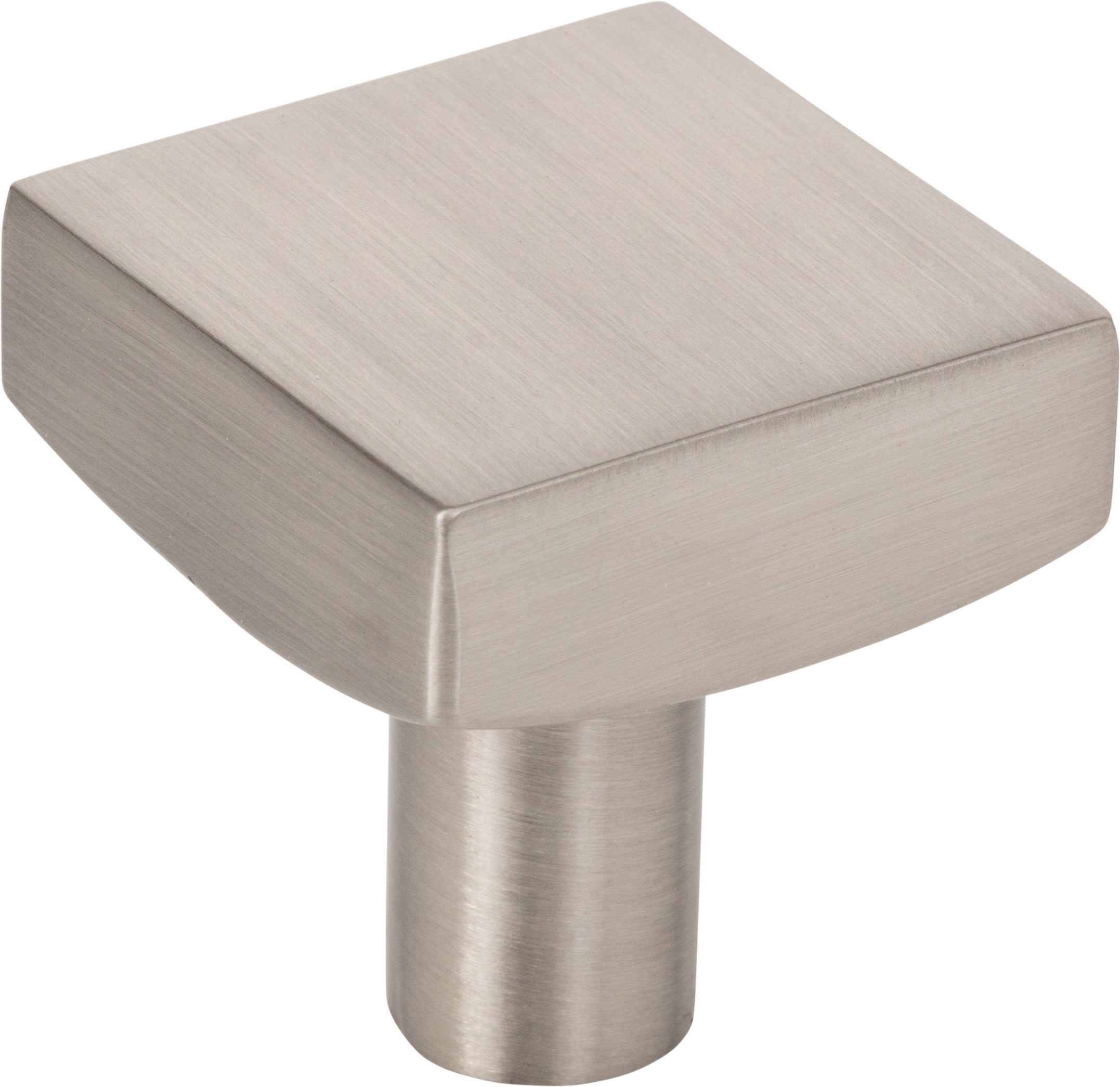 JEFFREY ALEXANDER Jeffrey Alexander 845SN Square Cabinet Knob Satin Nickel