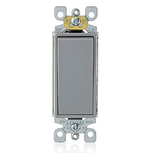 LEVITON Leviton Telcom 5603-P2G Decora Rocker Switch 3-way 15A