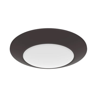 RAB LIGHTING Rab Lighting DSK34-6R16930120BRS Disk34 Ultra Low Profile Backlit LED Surface Flush Mount 16W (6 Inch)