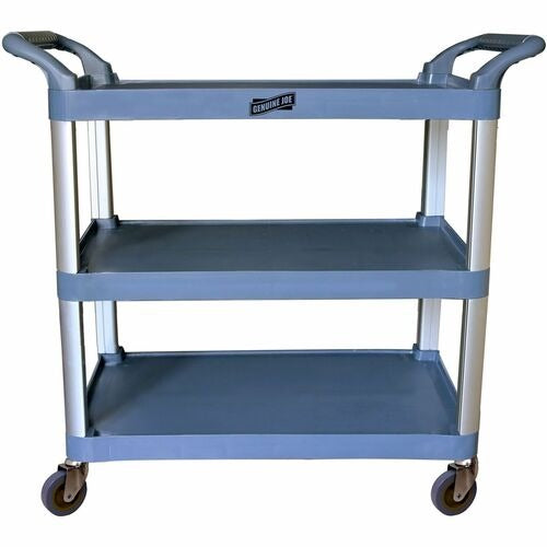 GENUINE JOE Genuine Joe GJO02335 Bussing Cart 200 Lb Three-shelf
