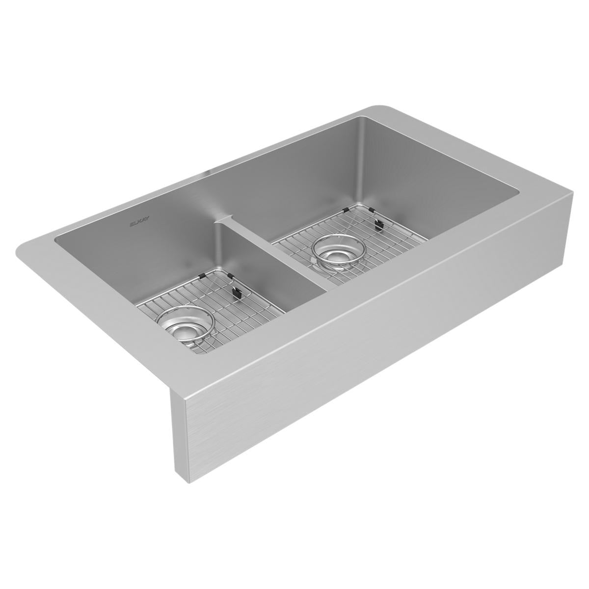 BSC PREFERRED Bsc Preferred ECTRUFA32179C Farmhouse Sink Kit 18 Gauge