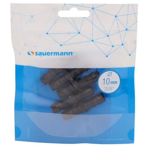 Sauermann ACC00901 3/8 Straight Connector (Pack of 5)