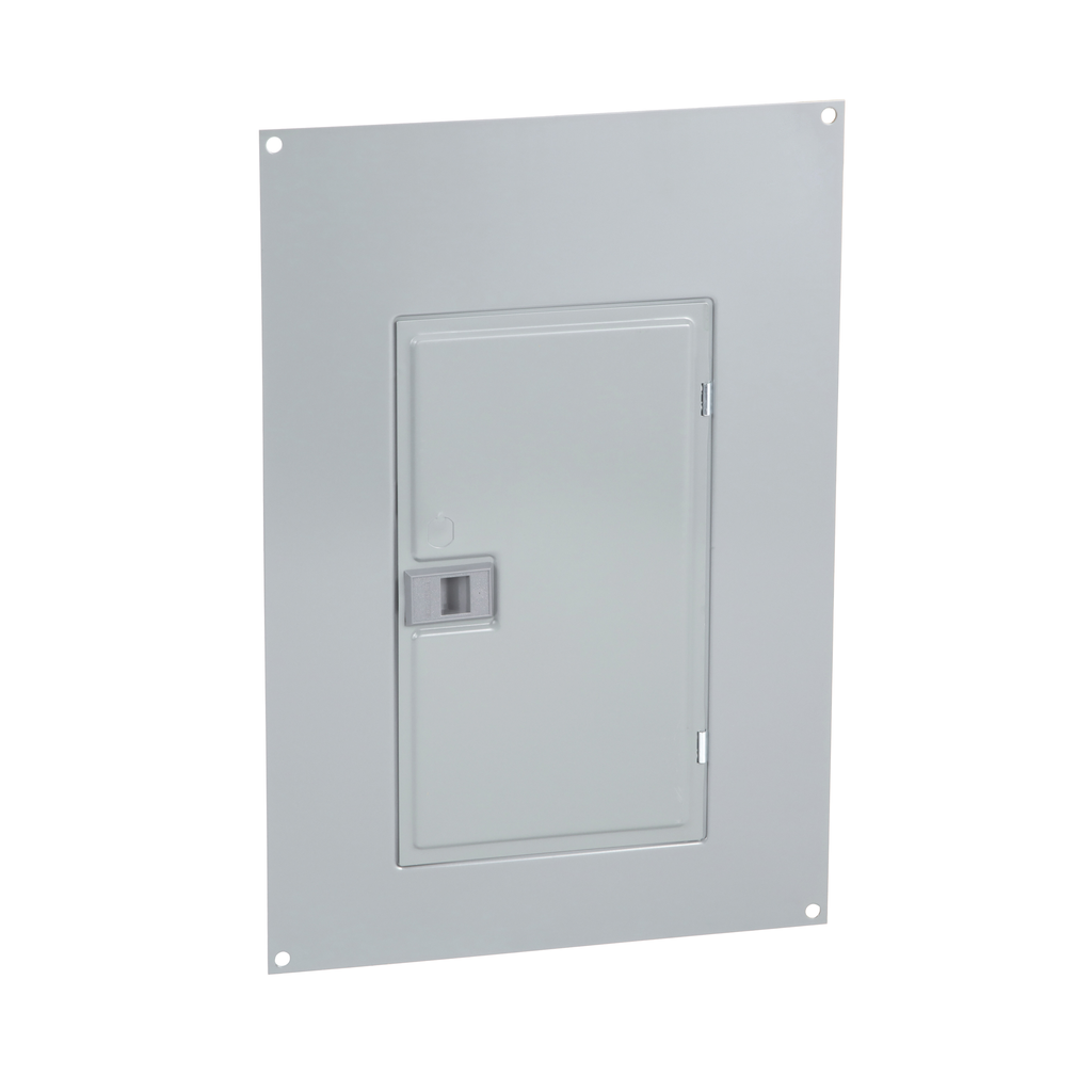 Square D QOC24US Load Center Cover, 24 Circuits, Surface-Mount, NEMA-1, Gray