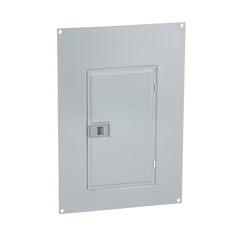 Square D QOC24US Load Center Cover, 24 Circuits, Surface-Mount, NEMA-1, Gray