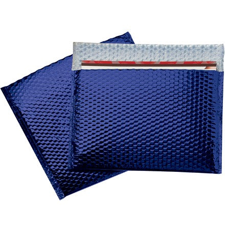 BSC PREFERRED Bsc Preferred GBM1311B Blue Metallic Bubble Mailers 48pk