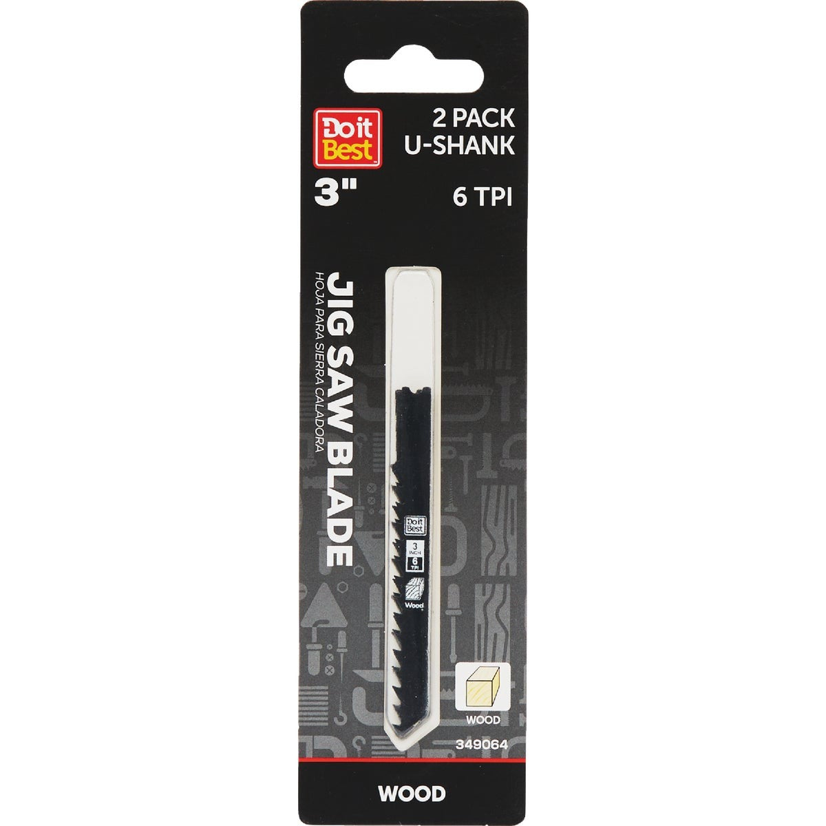 BSC PREFERRED Bsc Preferred QJDIB-JSU-002 Wood Jigsaw Blade 2 Pack