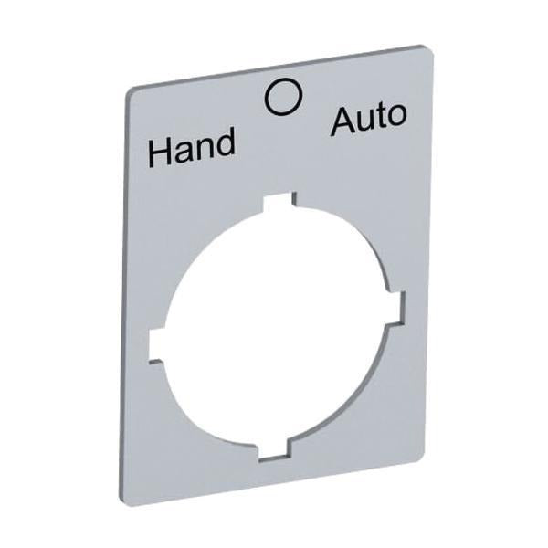ABB Abb Sk 615 550-80 Legend Plate Hand Off Auto 22mm