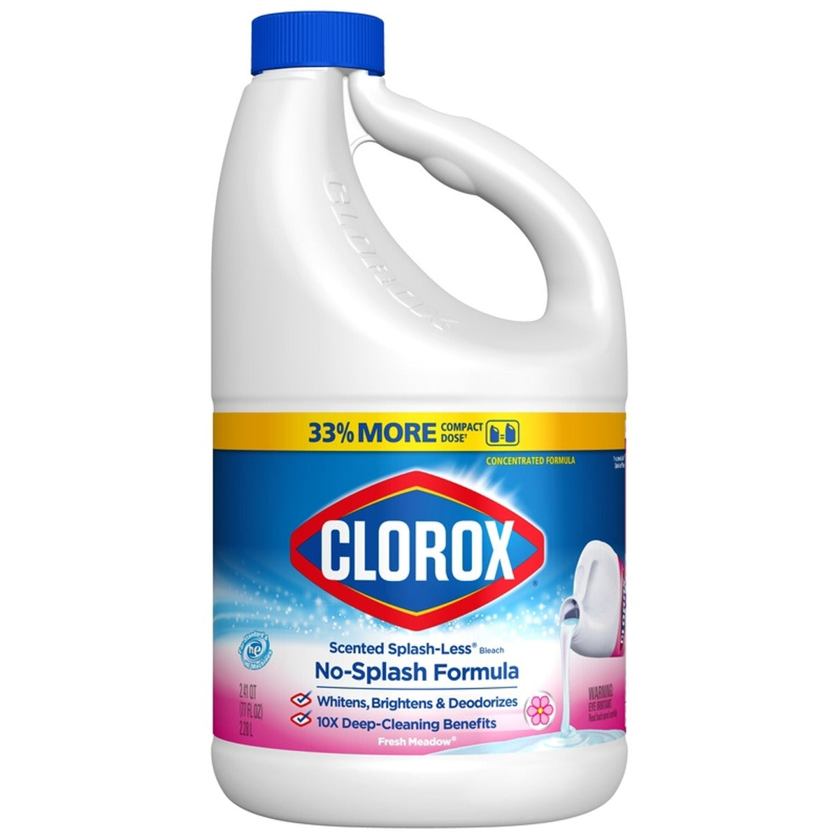 CLOROX Clorox 32387 Splash-Less Bleach 77 oz