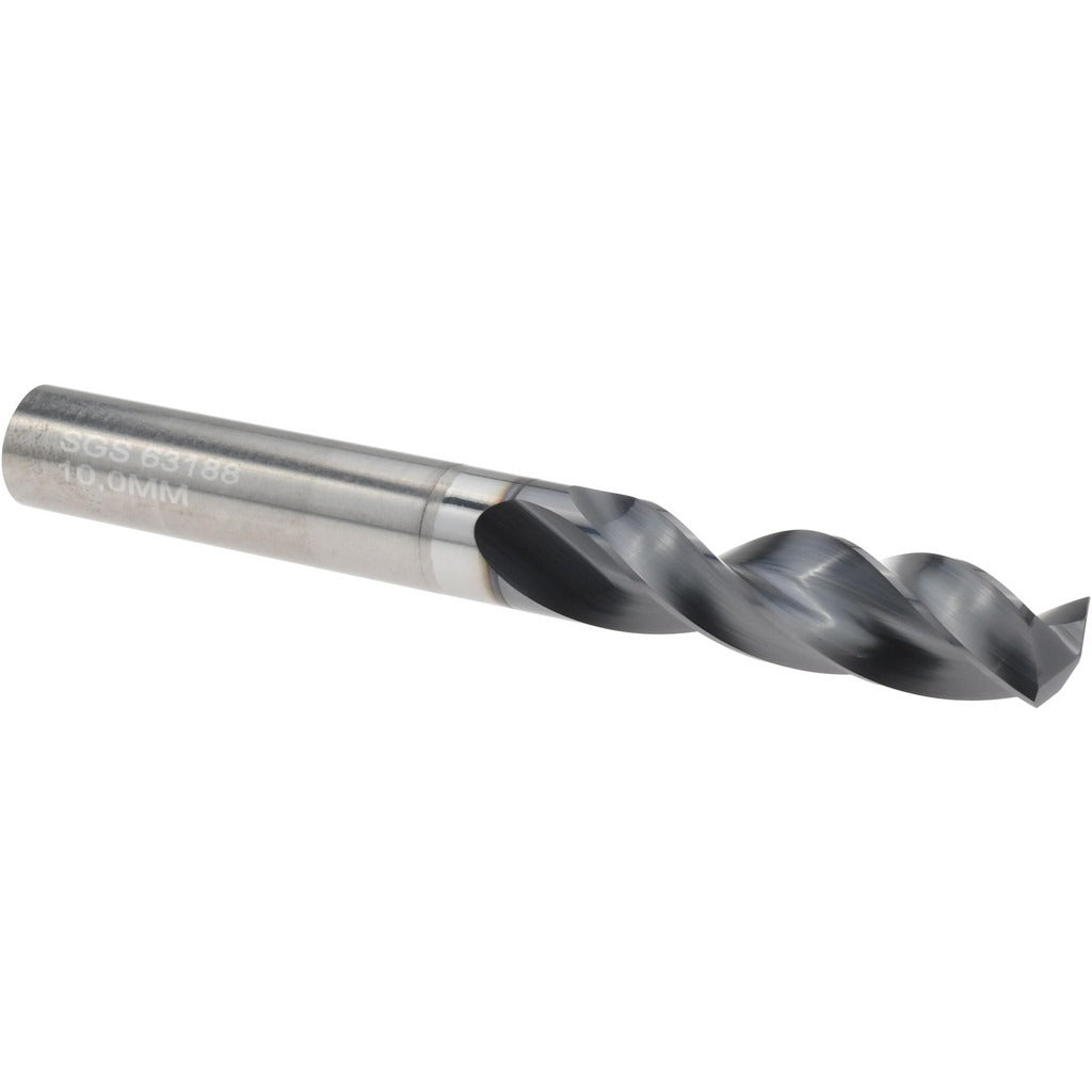 KYOCERA SGS PRECISION TOOLS Sgs 63188 Screw Machine Drill Bit 10mm Solid Carbide