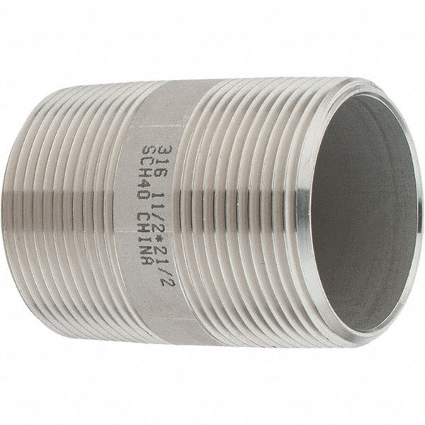 VALUE COLLECTION Value Collection 6BN11/2*21/2 Ss Pipe Nipple 1.5 in 316 Sch 40