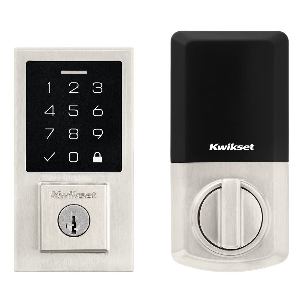 KWIKSET Kwikset 9270CNT-15S Smartcode Touchpad Deadbolt Satin Nickel