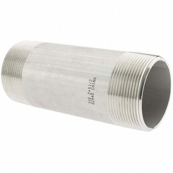 VALUE COLLECTION Value Collection 6BN2*51/2 Ss Pipe Nipple 2 in 316 Sch 40