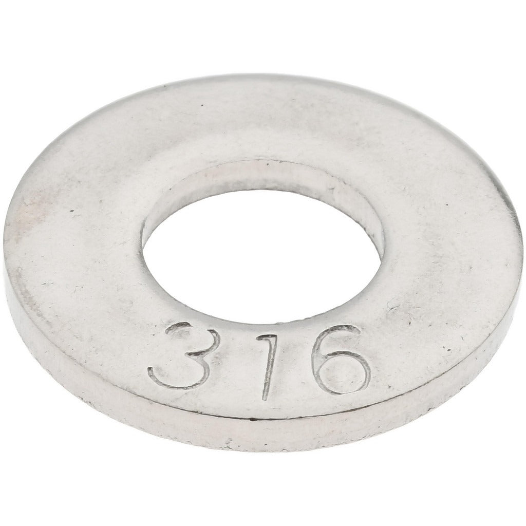 VALUE COLLECTION Value Collection MSC-09181934 Flat Washer 1/4 in Grade 316 Ss
