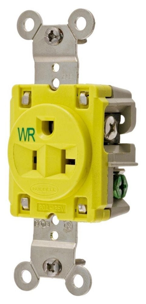 HUBBELL Hubbell HBL53CM61 Single Marine Receptacle 20A 125V (NEMA 5-20R)