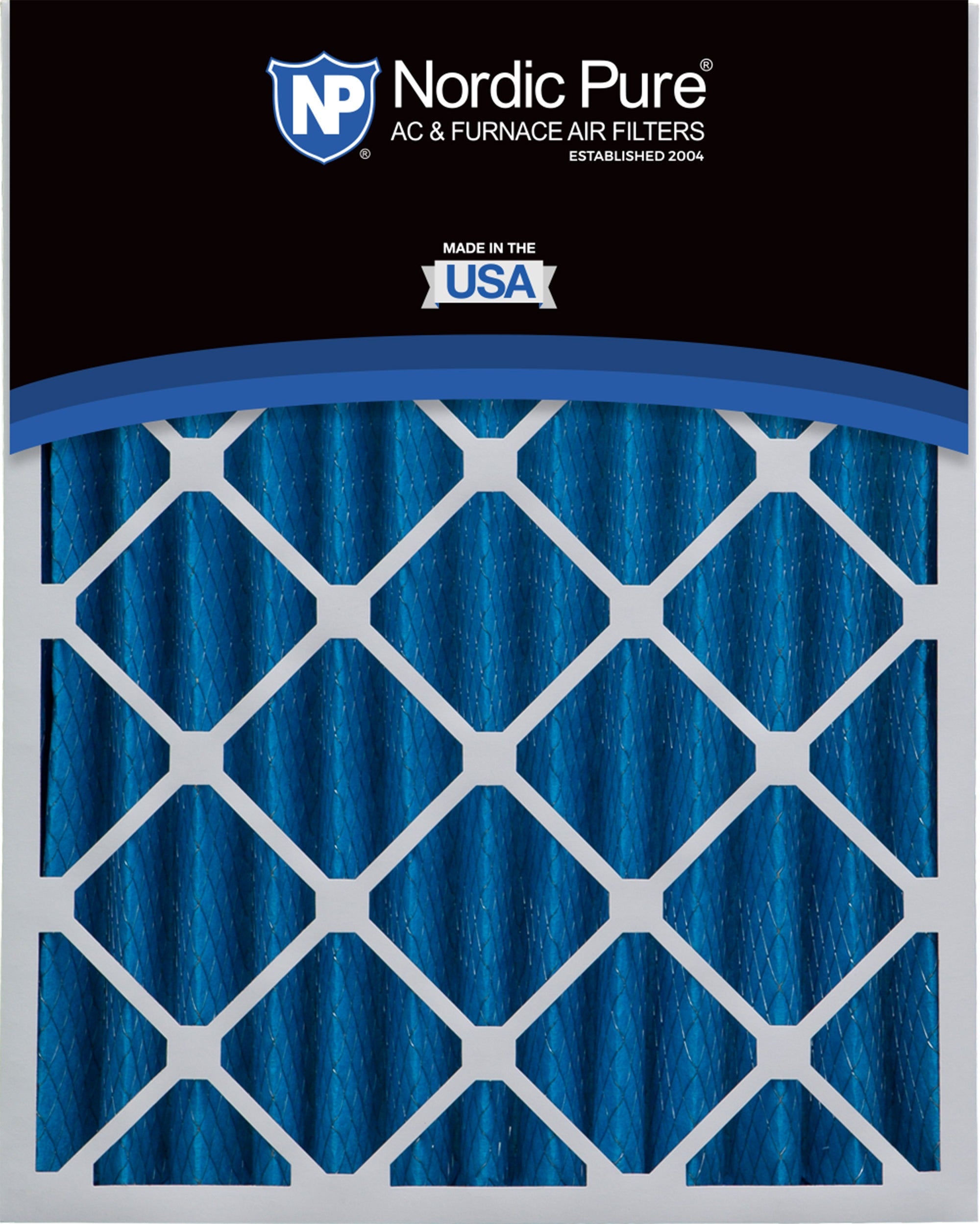 NORDIC PURE Nordic Pure 16x24x4M7-6 Merv 7 Pleated Air Filter 6 Pack