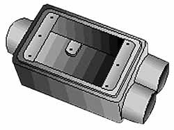 THOMAS & BETTS Thomas Betts FDC12-TB Iron Rectangular Device Box