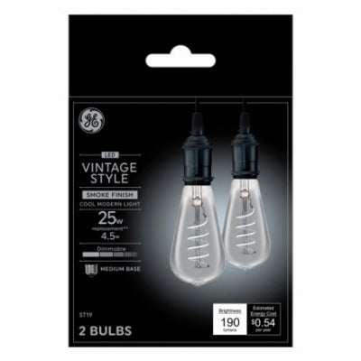 GE G E Lighting 93123799 ST19 Vintage Led Bulb 4W 2700K