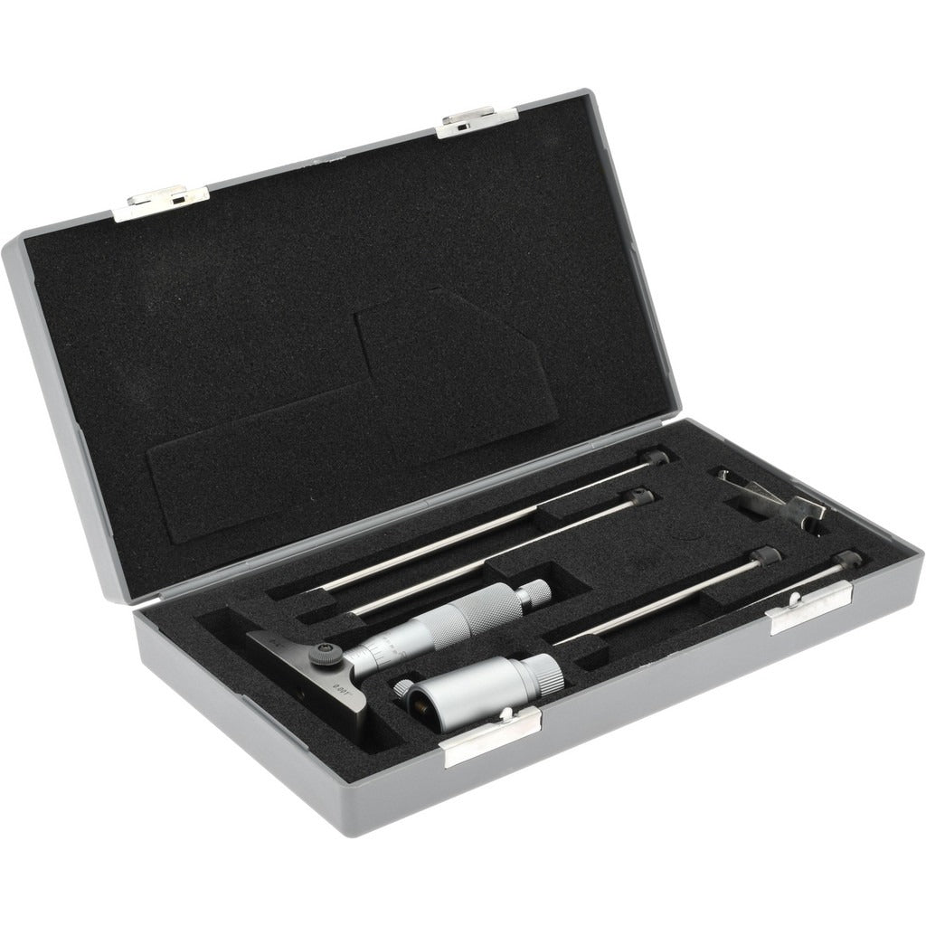 SPIROTHERM Spi MS1536-05 Mechanical Depth Micrometer 4 Inch 4 Rods