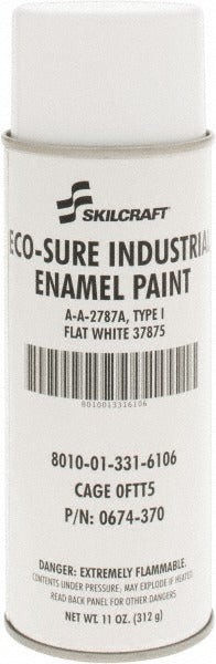 ABILITYONE Abilityone 8010013316106 Enamel Spray Paint White Flat