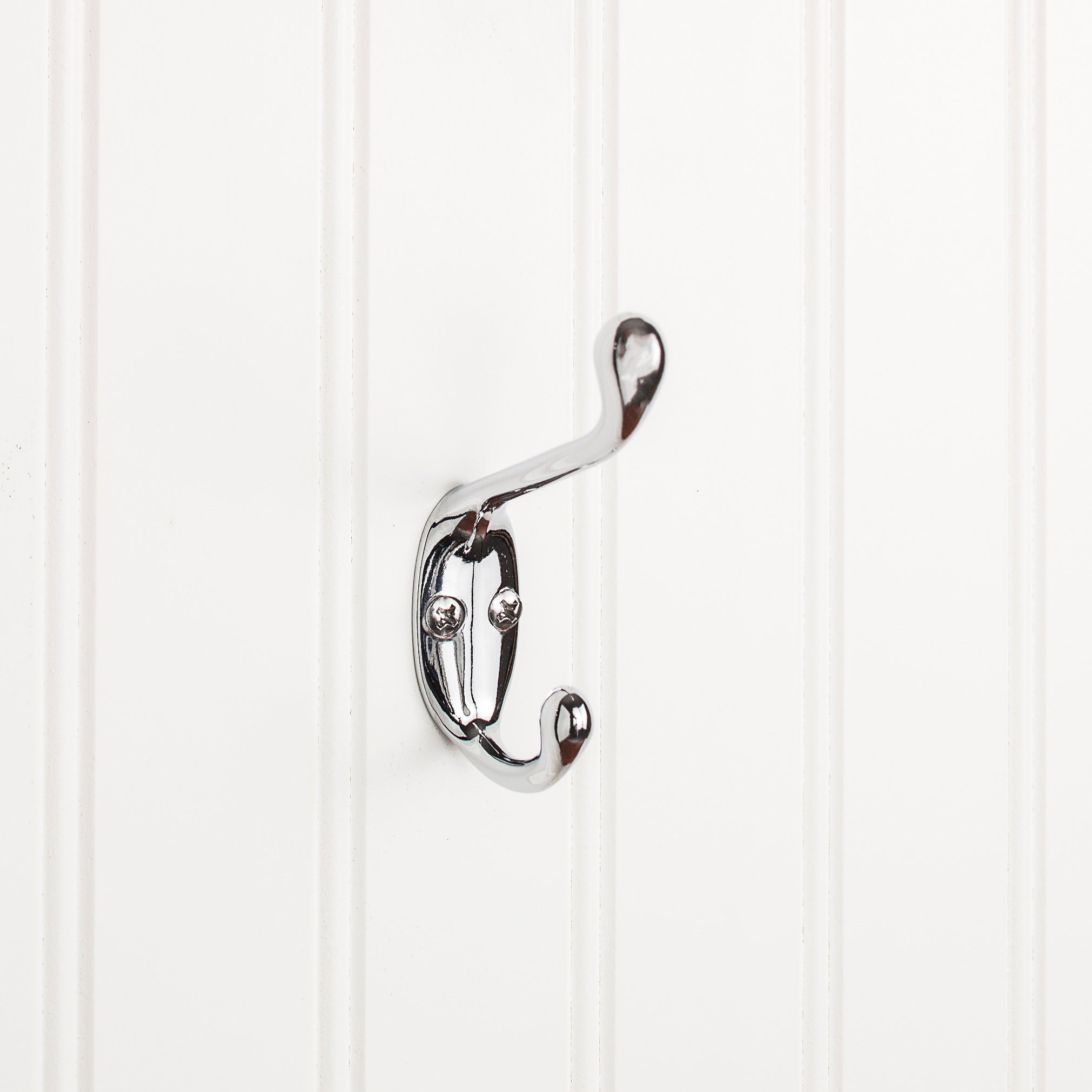 ELEMENTS Elements YD40-337PC Polished Chrome Double Prong Wall Hook