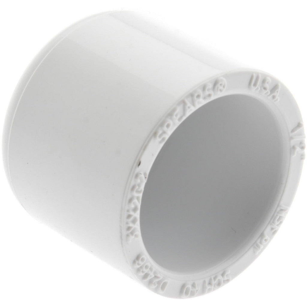 VALUE COLLECTION Value Collection 447-005 Pvc Pipe End Cap 1/2 in Sch 40