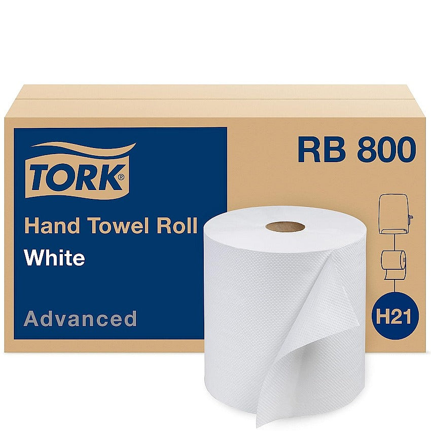TORK Tork TRKRB800 Advanced Hardwound Roll Paper Towels 800 ft 6 Rolls (RB800)