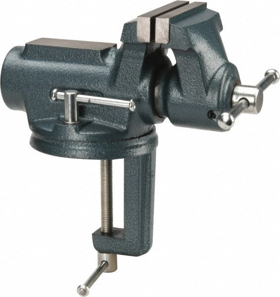 WILTON Wilton 63247 Bench Vise 4 Inch Jaw Clamp-on Swivel Steel