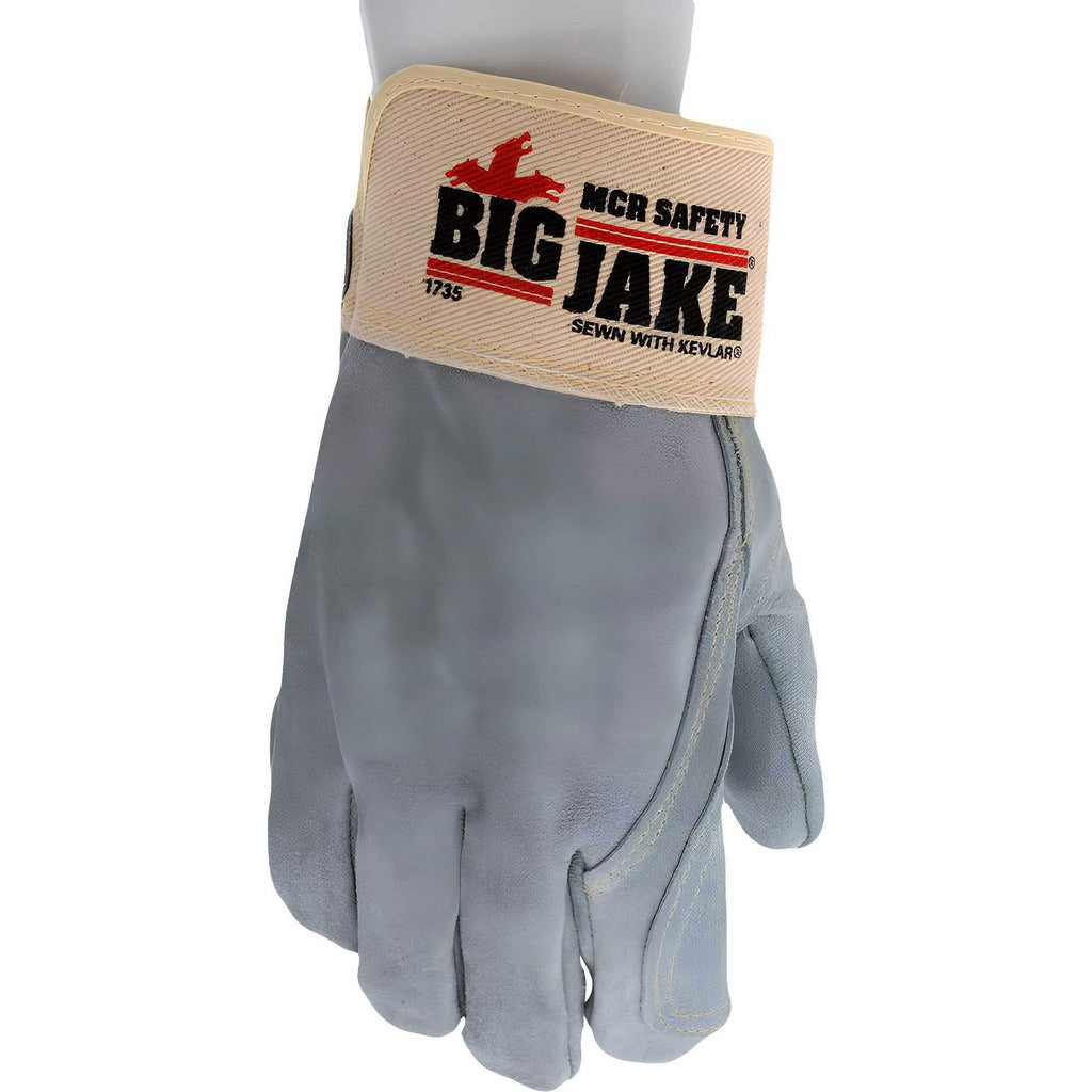 MCR SAFETY Mcr Safety 1735L Cowhide Work Gloves Size Large