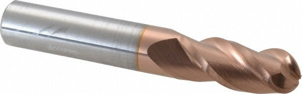 ACCUPRO Accupro 12184386 Ball End Mill 7/16 in 3 Flute Solid Carbide