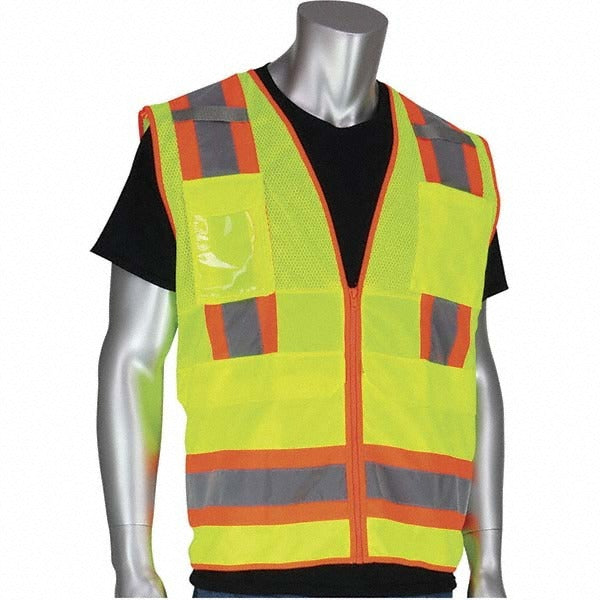 PIP Pip 302-0700-LY/L Ansi Class 2 Surveyor Vest Large Yellow