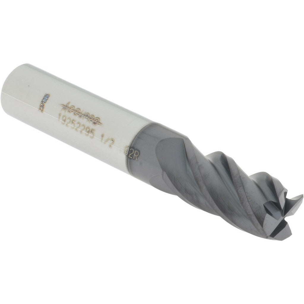 ACCUPRO Accupro 14556430 Corner Radius End Mill 1/2 in 4 Flute Altin+