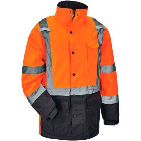 ERGODYNE Ergodyne 25573 Hi-vis Quilted Parka Type R Class 3 Medium