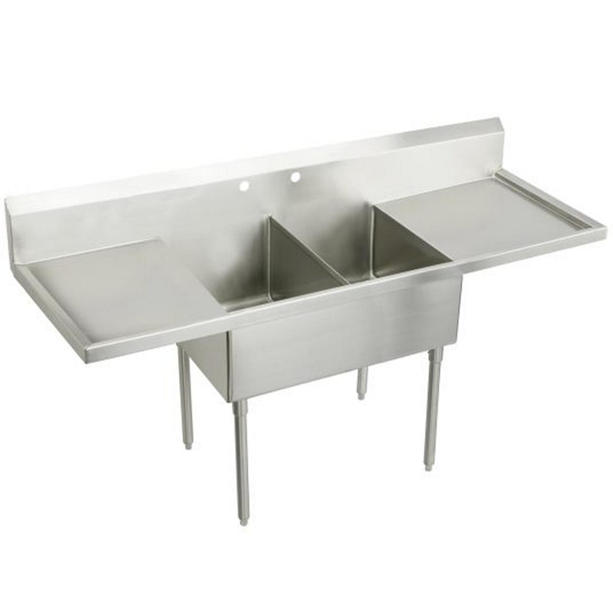 BSC PREFERRED Bsc Preferred WNSF8254LR2 Double Compartment Scullery Sink