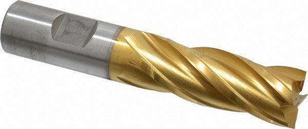 CLEVELAND CONTROLS Cleveland C33218 Square End Mill 25/32 in 4 Flute Hss