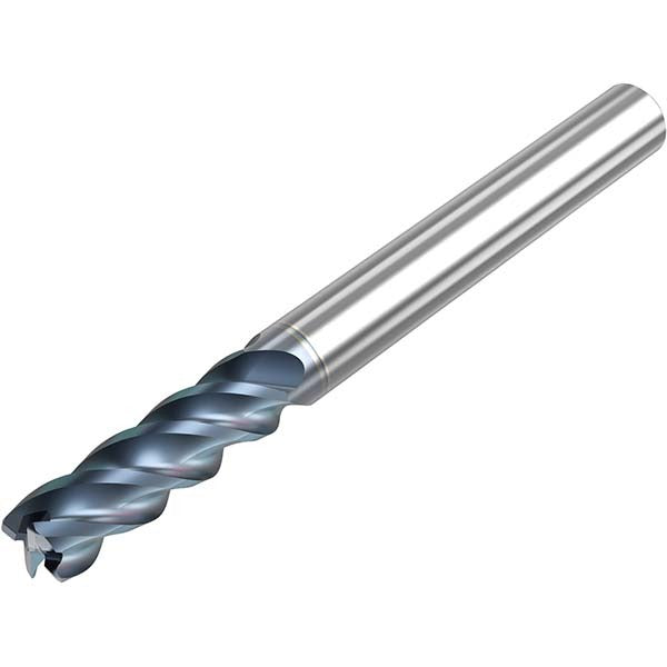 SECO TOOLS Seco 10008563 Corner Radius End Mill 3/16 in 4 Flute Carbide