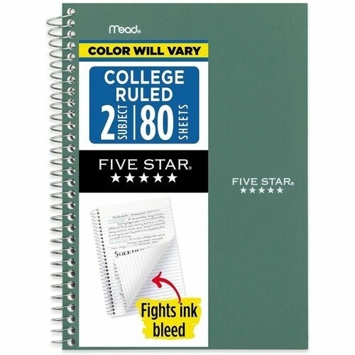 MEAD Bsc Preferred MEA840029 2-subject Spiral Notebook