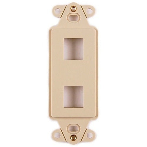 HELLERMANN TYTON Hellermanntyton 854-39296 2-port Decorator Faceplate