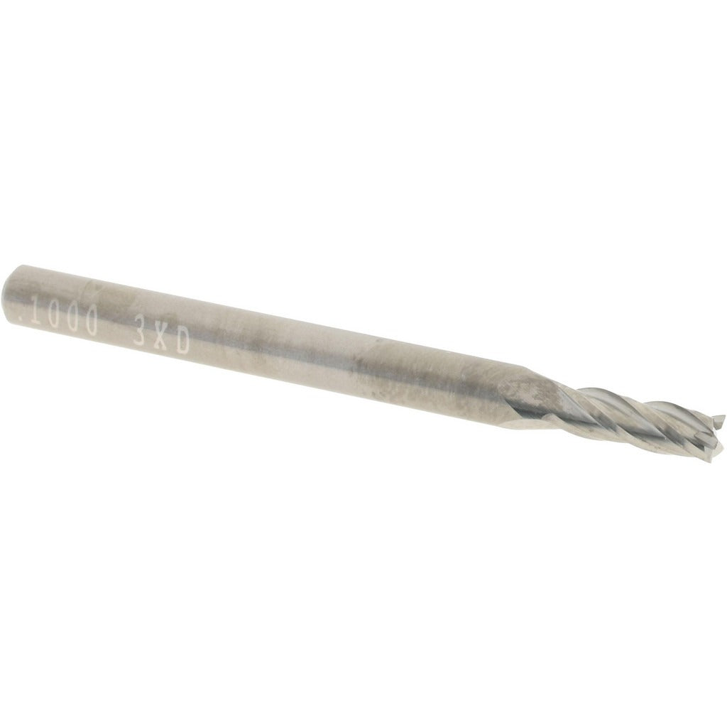 ACCUPRO Accupro 12276877 Square End Mill 0.1in 4 Flute Carbide