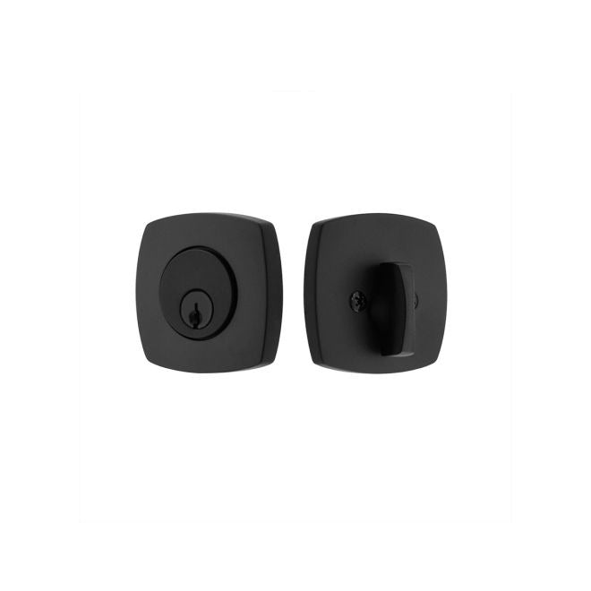 EMTEK Emtek 8426US19 Single Cylinder Deadbolt Flat Black