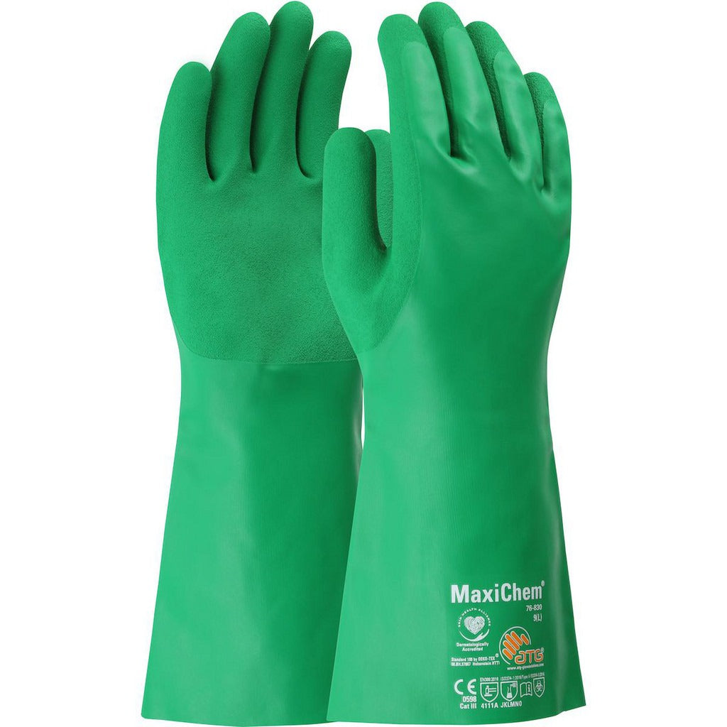 PIP Pip 76-830/XXL Nitrile Chemical Gloves 2XL Size 11