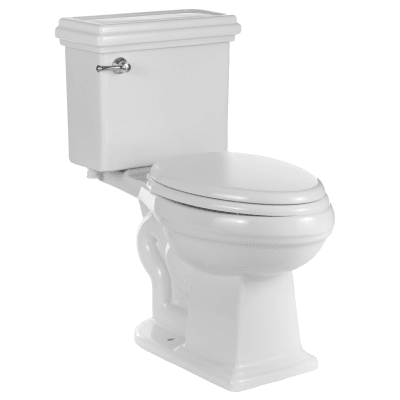 MISENO MISENO MNO240C2BWH 1.28 GPF ADA Compliant Toilet Decor White