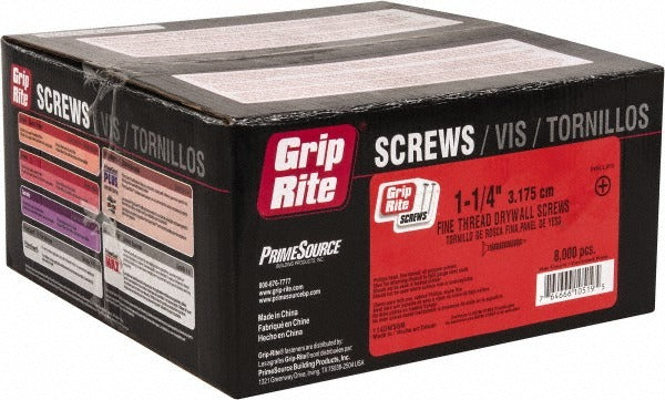 VALUE COLLECTION Value Collection 114DWS8M Drywall Screw No. 6 1.25 in 8000 Pack