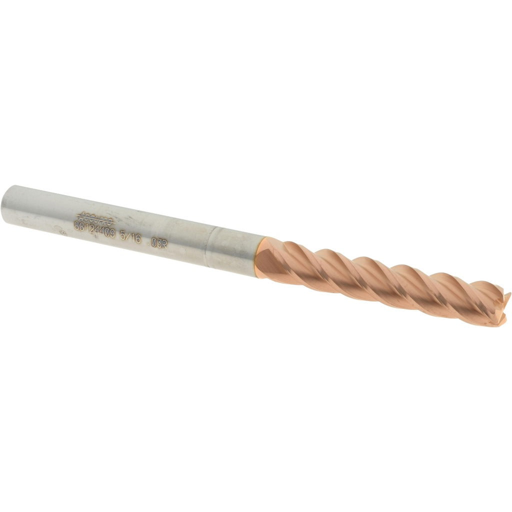 ACCUPRO Accupro 12183263 Corner Radius End Mill 5/16in 4 Flute Ticn