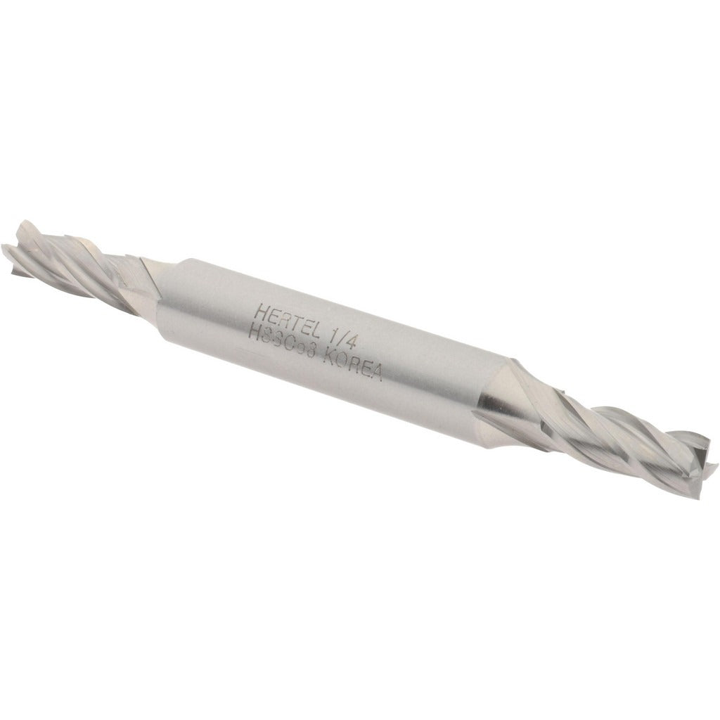 HERTEL Hertel E2053016 Square End Mill 1/4 in 4 Flute Cobalt