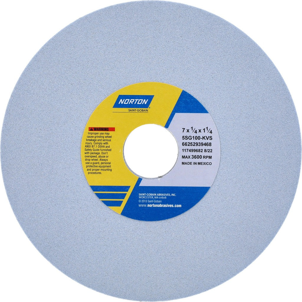 NORTON Norton 66252939468 Surface Grinding Wheel 7in 100 Grit