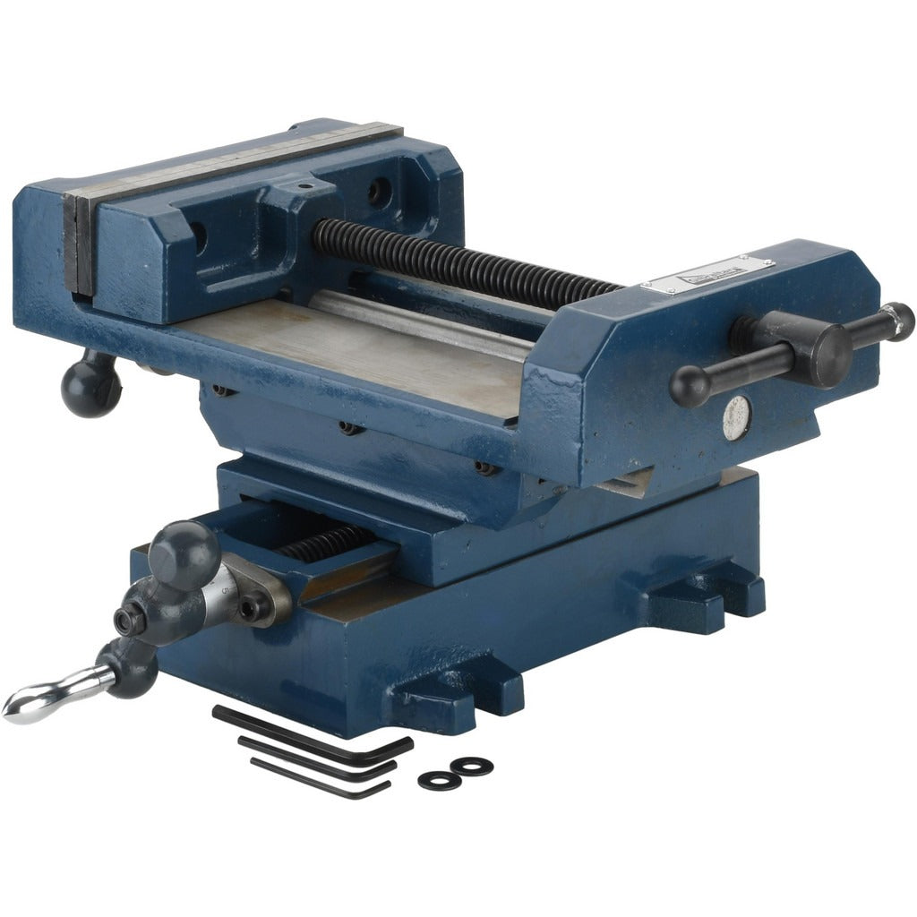 GIBRALTAR Gibraltar 428-83182 Drill Press Vise 8 in Jaw Cross Slide
